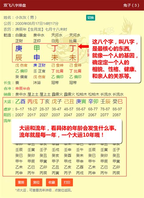 八字排盘分析|八字排排: 会专业分析的八字排盘